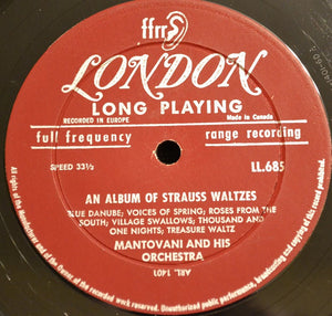Mantovani And His Orchestra - Mantovani Plays Strauss Waltzes