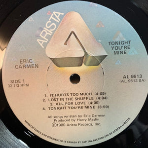 Eric Carmen - Tonight You're Mine - 1980