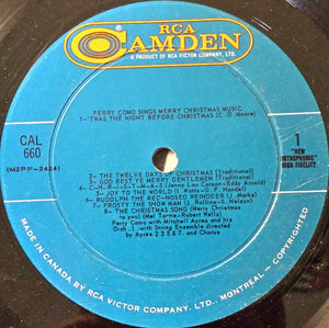 Perry Como - Sings Merry Christmas Music