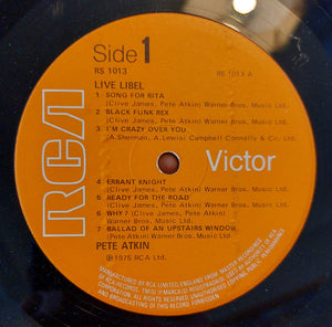 Pete Atkin - Live Libel - 1975