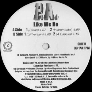 Parental Advisory - Like We Do