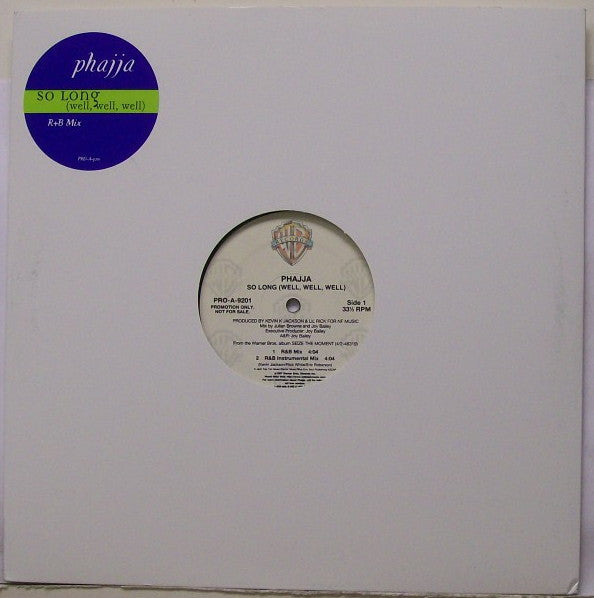 Phajja - So Long (Well, Well, Well)