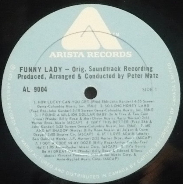 Barbra Streisand - Funny Lady (Original Soundtrack Recording)