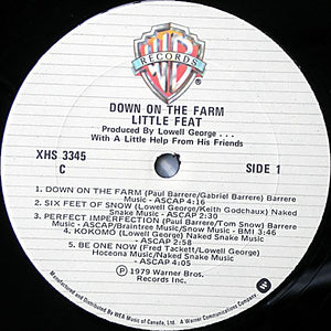 Little Feat - Down On The Farm - 1979