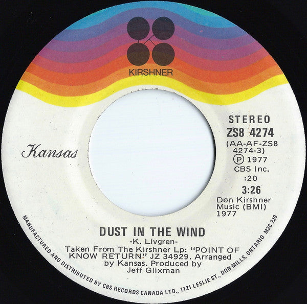 Kansas - Dust In The Wind - 1978
