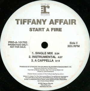 Tiffany Affair Featuring Jody Breeze - Start A Fire - 2006