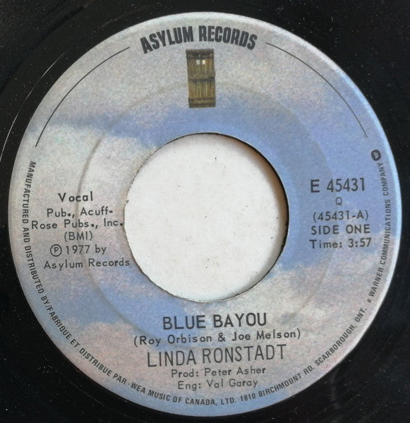 Linda Ronstadt - Blue Bayou - 1977