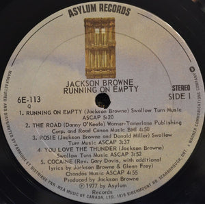 Jackson Browne - Running On Empty - 1977