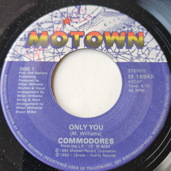 Commodores - Only You