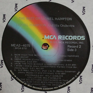 Lionel Hampton - The Best Of Lionel Hampton - 1975