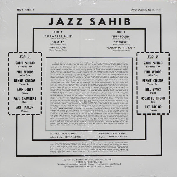 Sahib Shihab - Jazz Sahib -