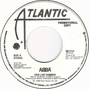 ABBA - On And On And On / Our Last Summer