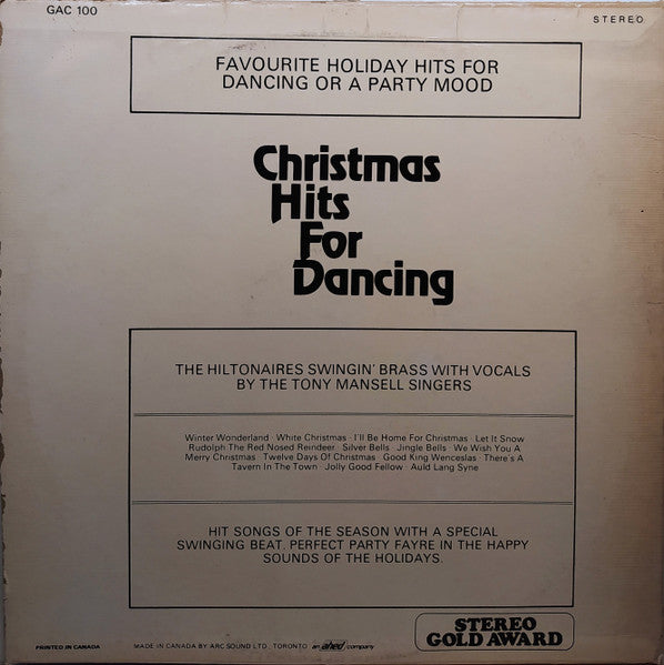 Hiltonaires, The With Tony Mansell Singers, The - Christmas Hits For Dancing / Swingin' In A Winter Wonderland -