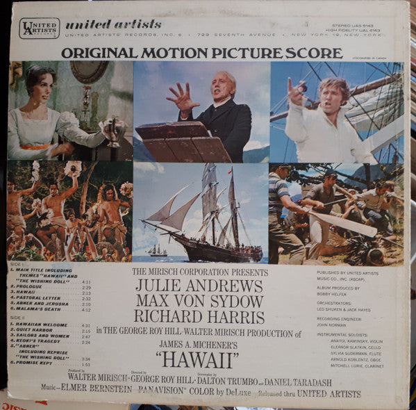 Elmer Bernstein - Hawaii / Original Motion Picture Score