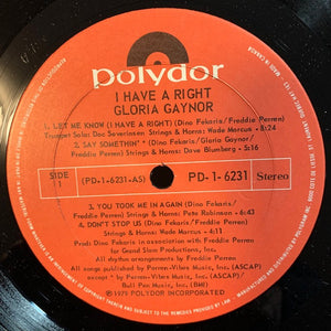 Gloria Gaynor - I Have A Right