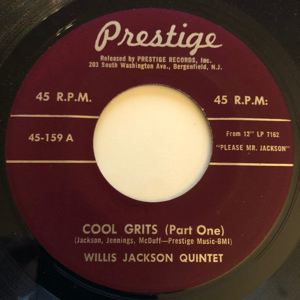Willis Jackson Quintet - Cool Grits