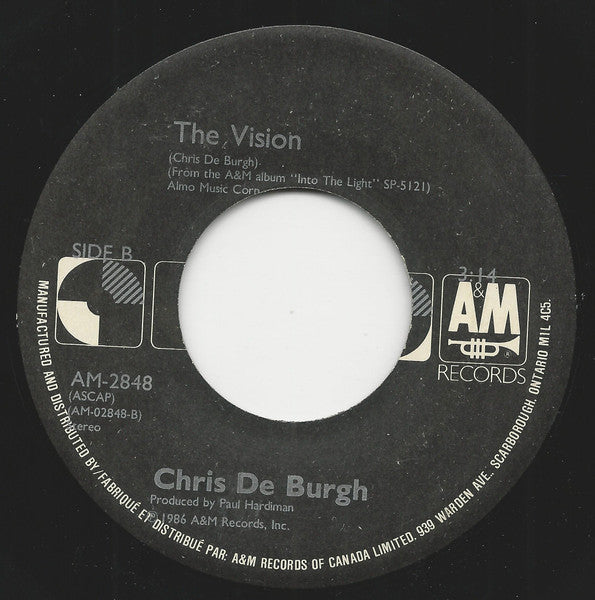 Chris De Burgh - The Lady In Red / The Vision - 1986