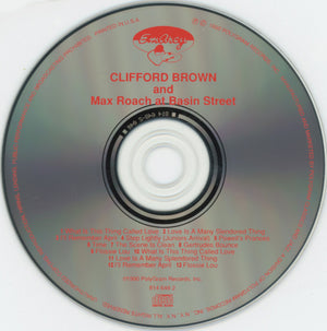 Clifford Brown And Max Roach - At Basin Street (CD) - 1990