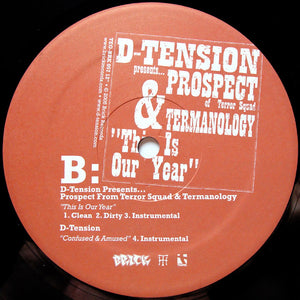 D-Tension ,Slug,Prospect,Termanology - Presents... / & You're A Bitch Too / This Is Our Year Vinyl Record