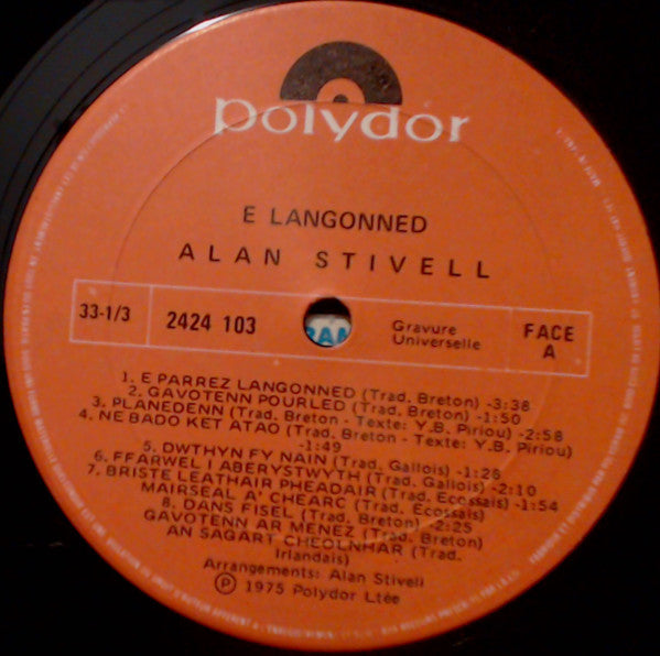 Alan Stivell - E Langonned - 1975