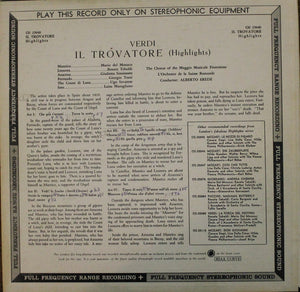 Giuseppe Verdi - Il Trovatore: Highlights