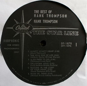 Hank Thompson And His Brazos Valley Boys - The Best Of Hank Thompson And The Brazos Valley Boys - 1963