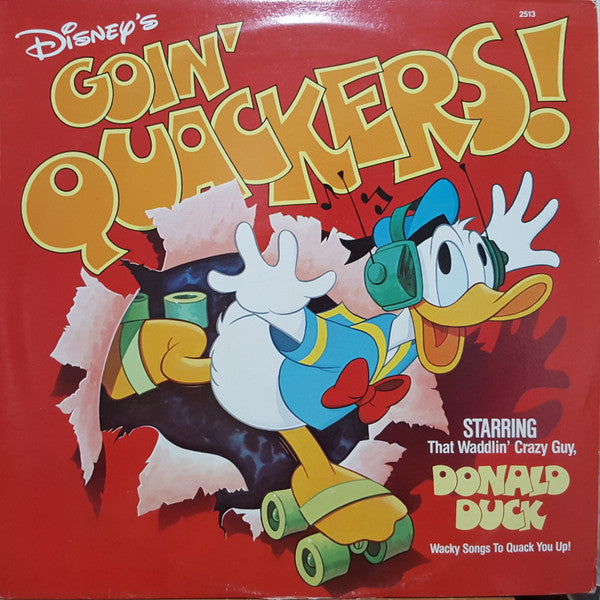 Willio & Phillio, Larry Groce And Disneyland Children's Sing-Along Chorus, The - Goin' Quackers! - 1980