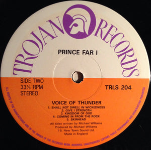Prince Far I - Voice Of Thunder -