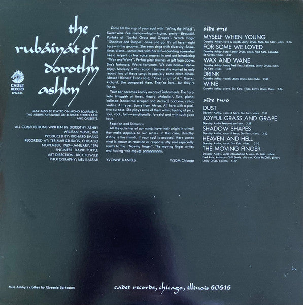 Dorothy Ashby - The Rubáiyát Of Dorothy Ashby