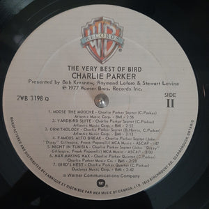 Charlie Parker - The Very Best Of Bird - 1977