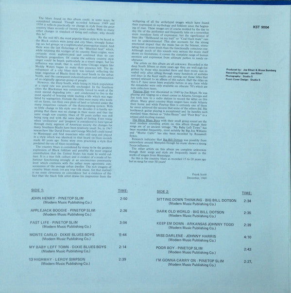 Various - Blues From The Deep South