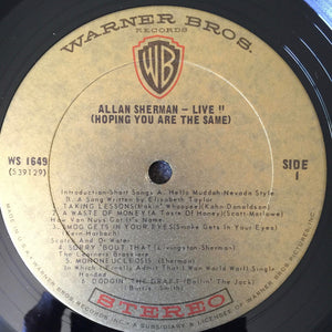 Allan Sherman - Live!