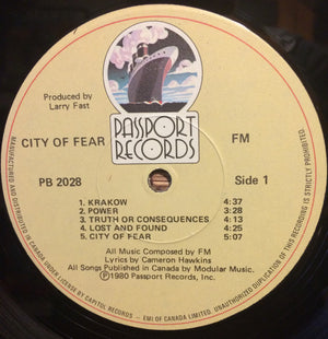 FM - City Of Fear - 1980