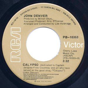John Denver - I'm Sorry / Calypso