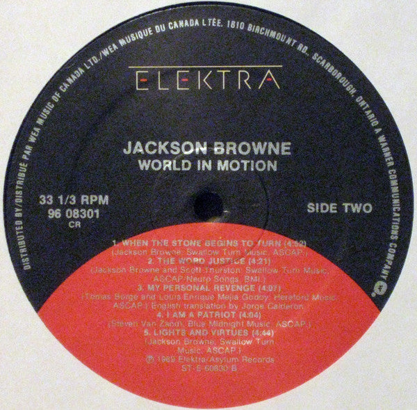 Jackson Browne - World In Motion