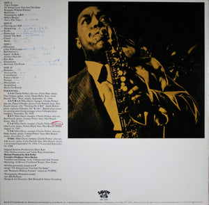 Charlie Parker - Bird / The Savoy Recordings (Master Takes) - 1976