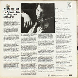 Itzhak Perlman, Samuel Sanders (2) : Pablo de Sarasate - Manuel De Falla - Enrique Granados - Ernesto Halffter - The Spanish Album - 1980