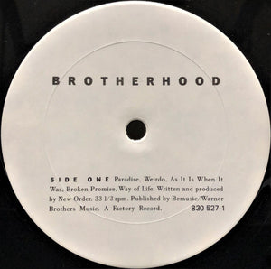 New Order - Brotherhood - 1986