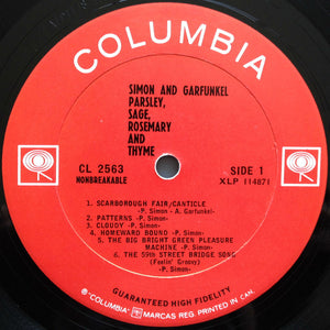 Simon & Garfunkel - Parsley, Sage, Rosemary And Thyme - 1966