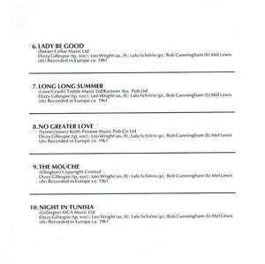 Dizzy Gillespie - Lady Be Good (CD) - 1989
