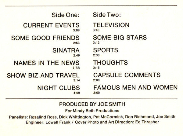 Don Rickles - Don Rickles Speaks!