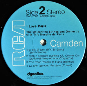 The Melachrino Strings And Orchestra - I Love Paris
