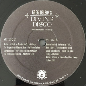 Greg Belson - Divine Disco (American Gospel Disco - 1974 To 1984) - 2016