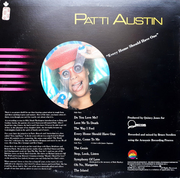 Patti Austin - Every Home Should Have One - 1981