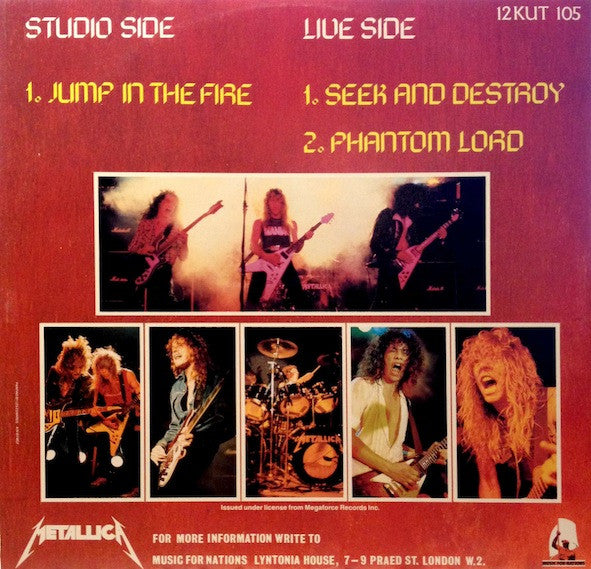 Metallica - Jump In The Fire - 1984