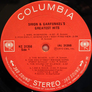 Simon & Garfunkel - Simon And Garfunkel's Greatest Hits - 1972