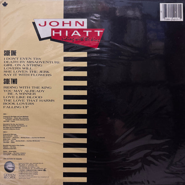 John Hiatt - Riding With The King - 1983