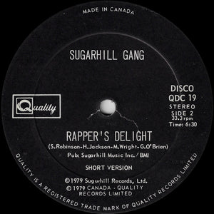 Sugarhill Gang - Rapper's Delight - 1979