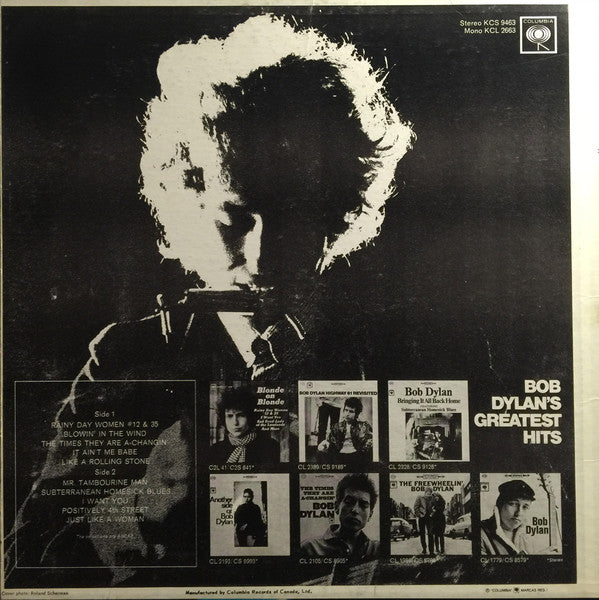 Bob Dylan - Bob Dylan's Greatest Hits - 1967