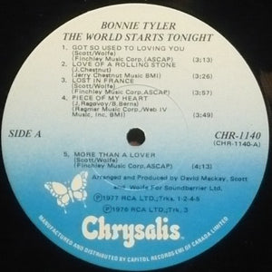 Bonnie Tyler - The World Starts Tonight - 1977